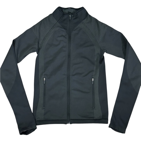 Lululemon Ready To Run‎ Jacket Pinpoint black gray size 2 A280 - Picture 7 of 12